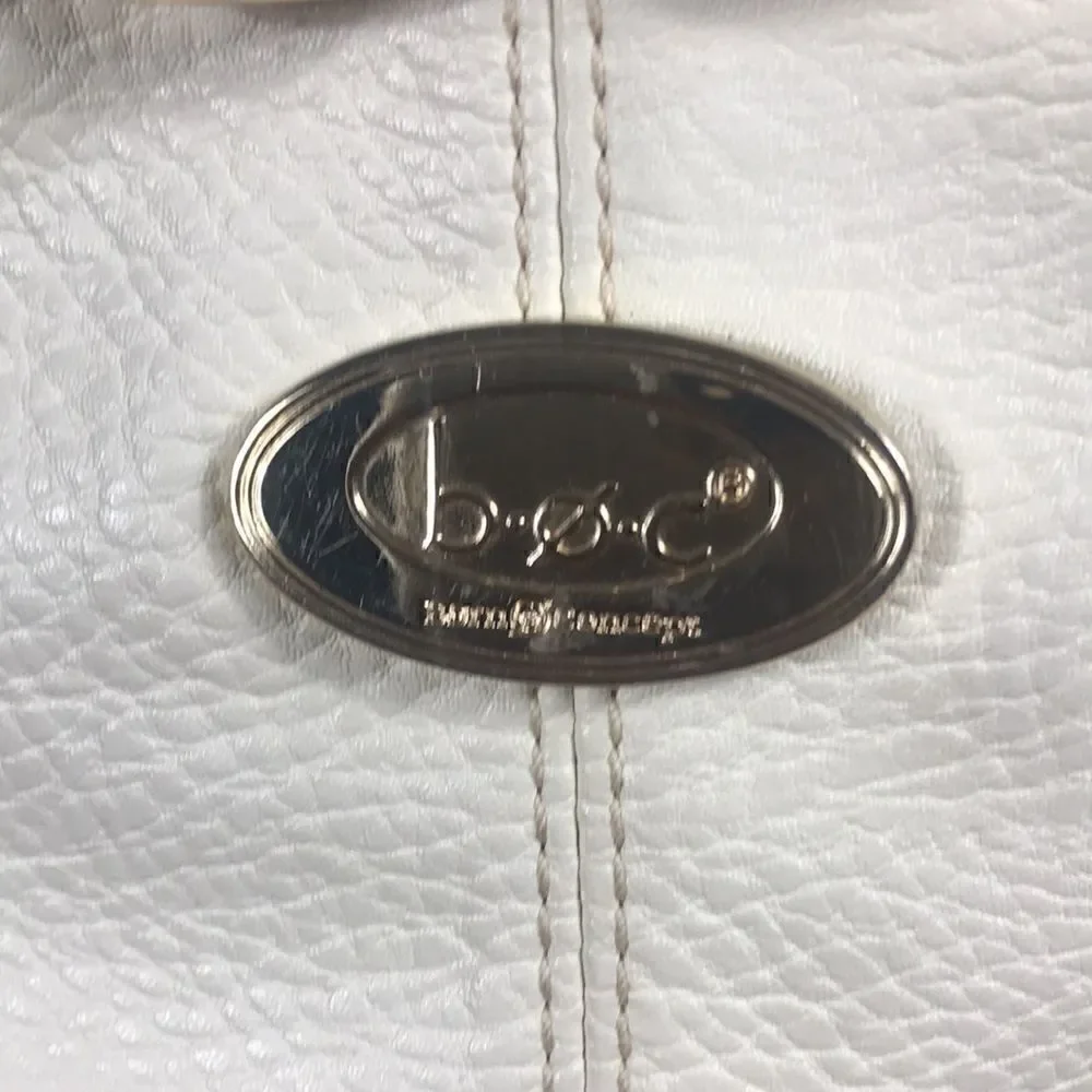 B.O.C. Shoulder bag Gold Cream Woven Chains EUC